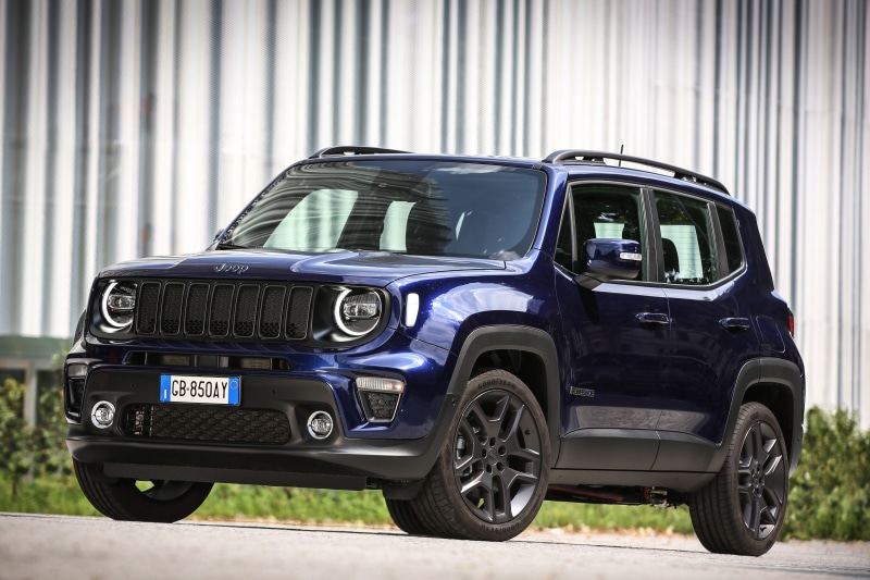 4K Blue Jeep Renegade S 4xe Crossover