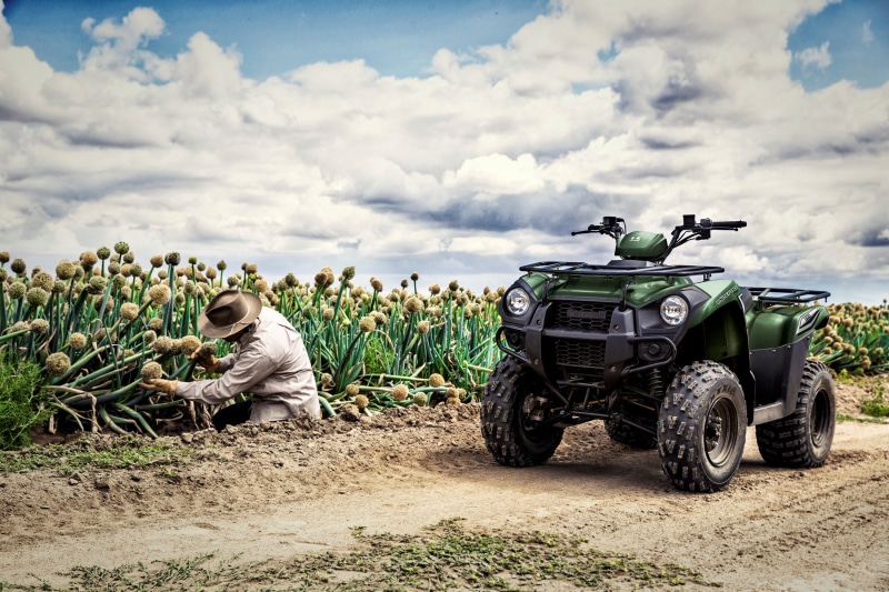 Kawasaki Brute Force 300 ATV in a field