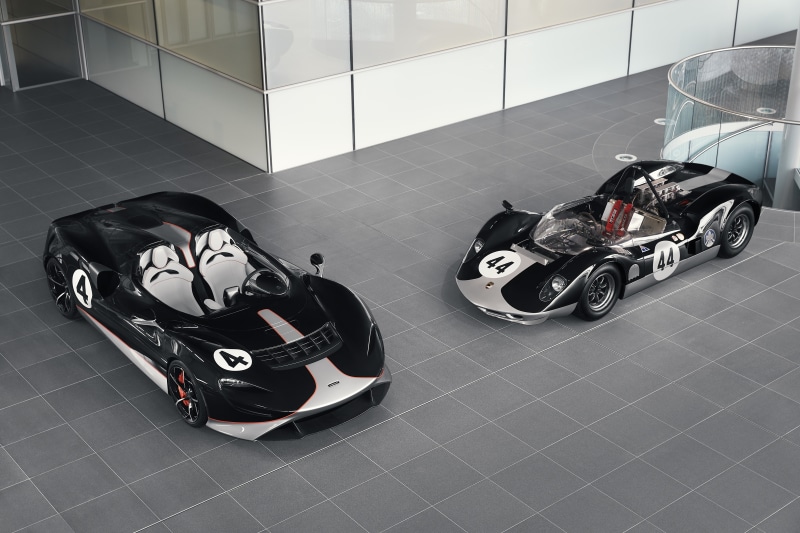 Two McLaren MSO Elva M1A Theme Roadsters