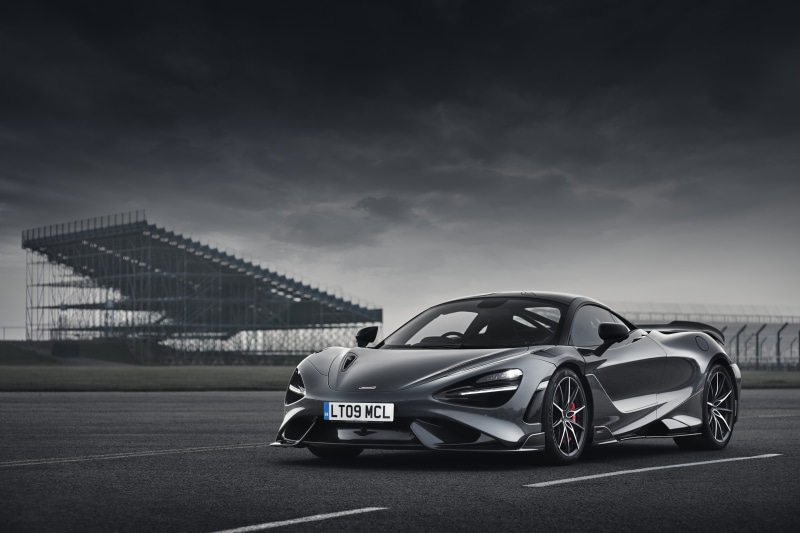 4K McLaren 765LT Grey Metallic