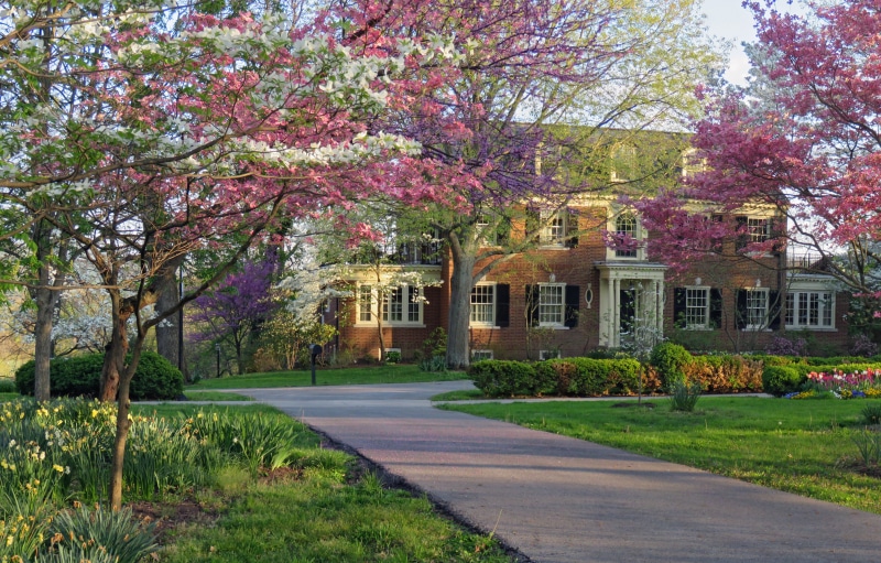 Berea College President's House in Spring, Kentucky