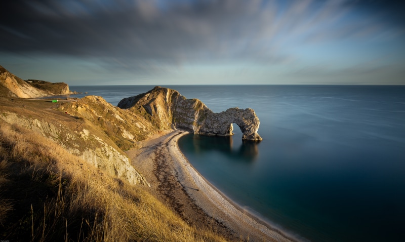 Durdle Door Arch, Dorset, England Coastline