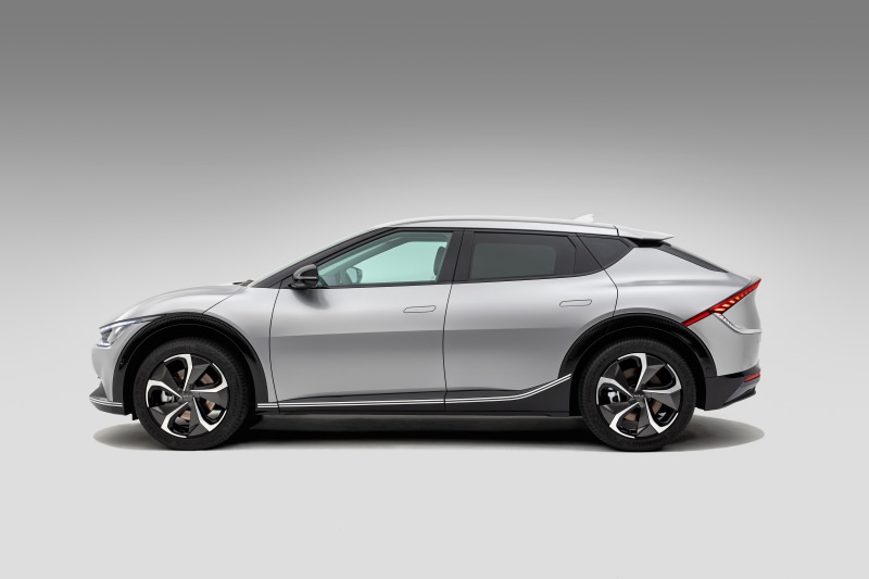 2021 Kia EV6 Grey Metallic Side View