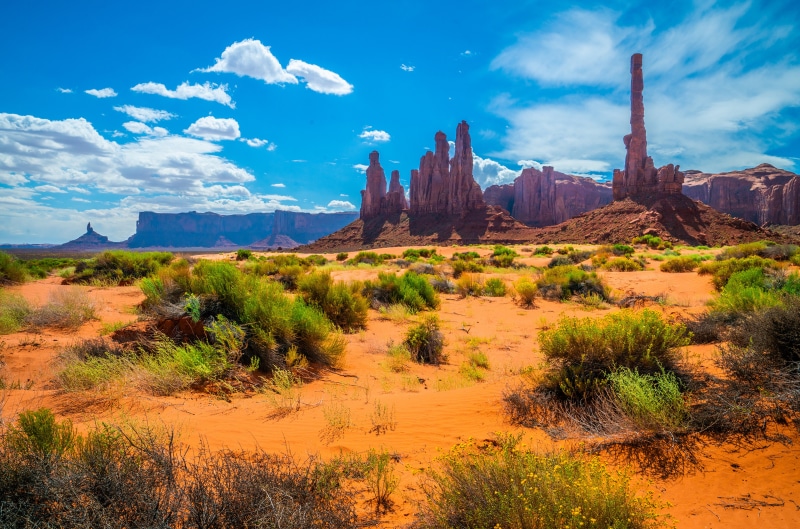 Monument Valley Utah USA Crags and Clouds