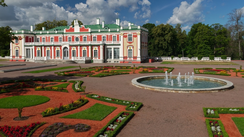 Kadriorg Palace and Gardens in Tallinn, Estonia