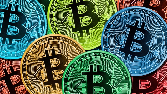 Bitcoin cryptocurrency 4K