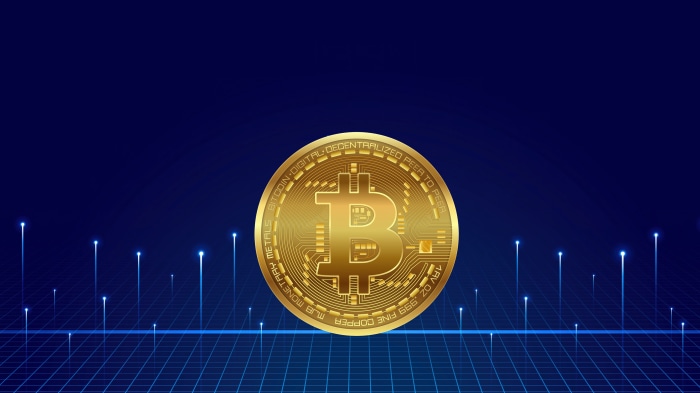 Bitcoin digital art 4K