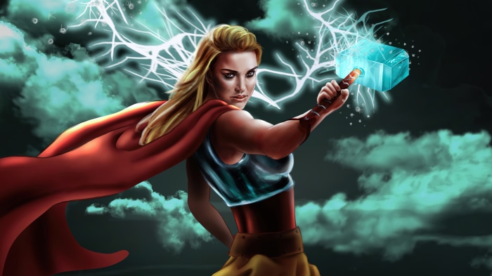 Jane Foster as Thor from Thor: Love and Thunder 4K
