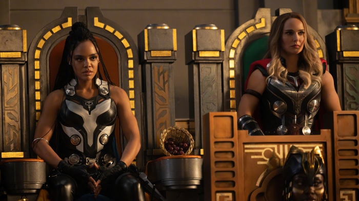 Valkyrie and Jane Foster from Thor: Love and Thunder 4K