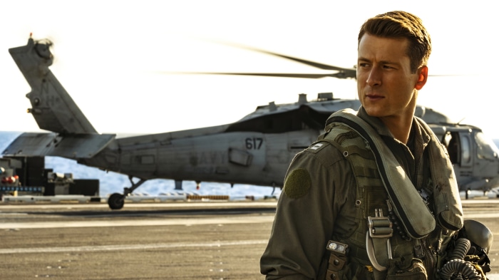 Glen Powell from Top Gun 4K