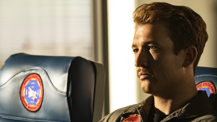 Miles Teller as Bradley "Rooster" Bradshaw in Top Gun: Maverick 4K