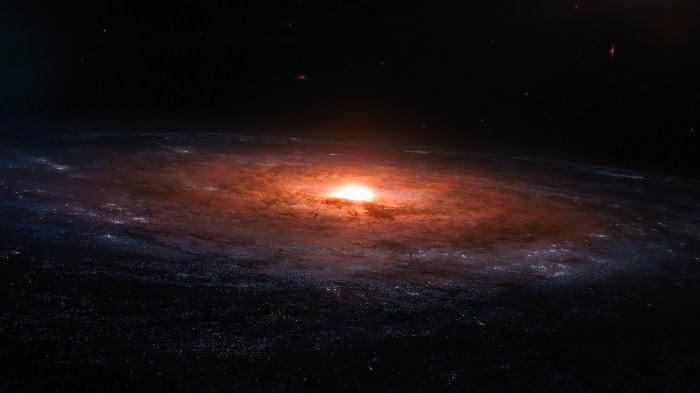 Galaxy in space 4K