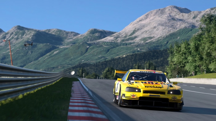Nissan Skyline GT-R R33 race car in Gran Turismo 7