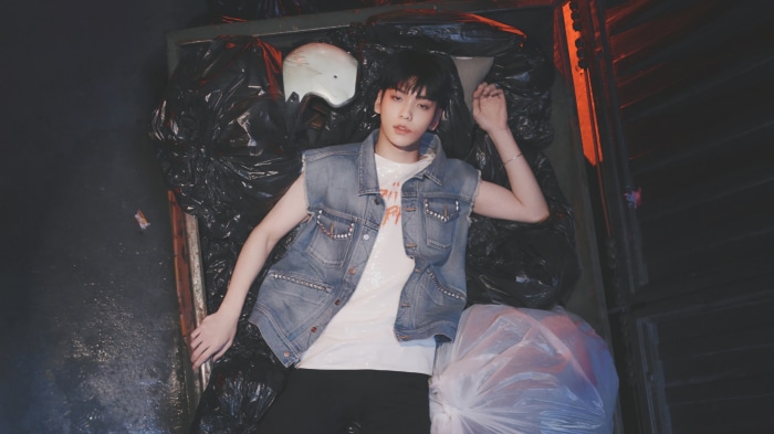 Soobin from Tomorrow X Together in trash
