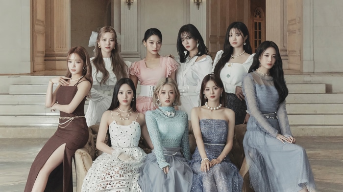 fromis_9 members in formal dresses