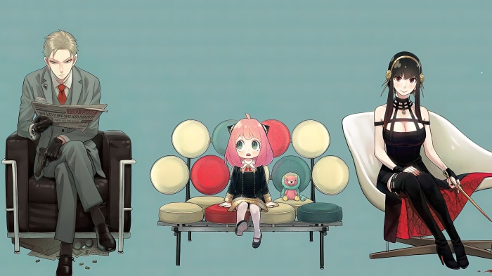 Loid, Anya, and Yor Forger from Spy x Family