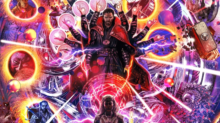 Doctor Strange from Multiverse of Madness Poster Art 4K