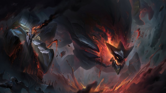 Obsidian Malphite from League of Legends 4K