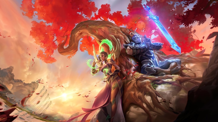 Karma and Shen from League of Legends: Wild Rift 4K
