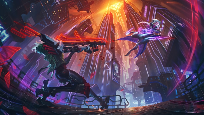 Jhin vs Vayne from League of Legends: Wild Rift 4K