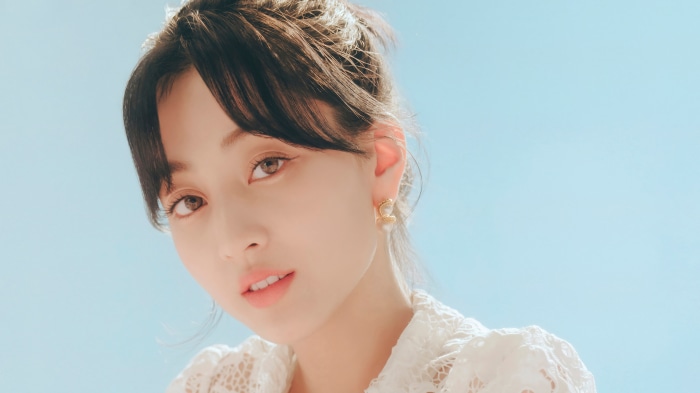 Jihyo of Twice Blue Concept Image