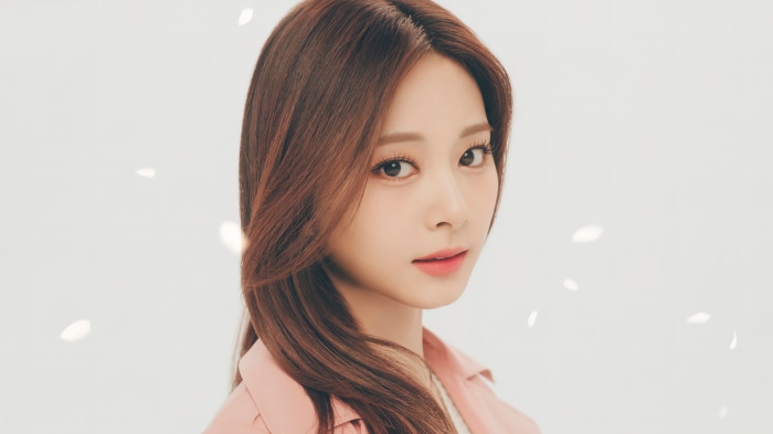Tzuyu from TWICE in pink concept 4K