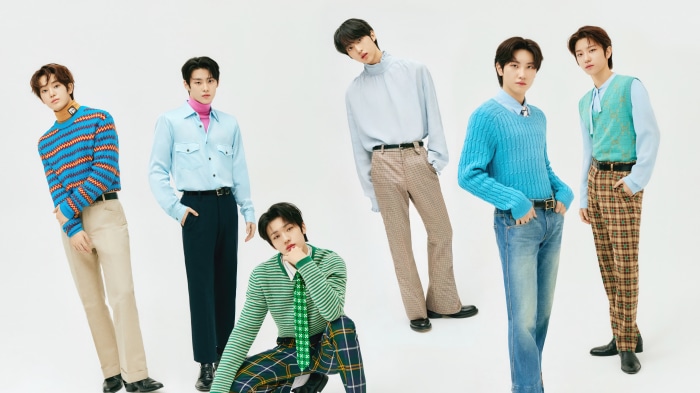 TNX members posing for a 4K photoshoot
