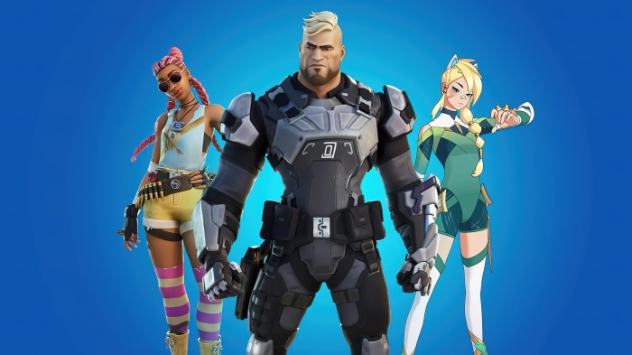 Gunnar, Kiara Ko, and Erisa from Fortnite Chapter 3 Season 2 4K