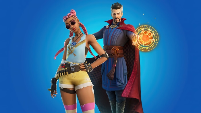 Dr. Strange and Kiara Ko from Fortnite