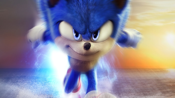 Sonic the Hedgehog 2 Movie Poster 4K