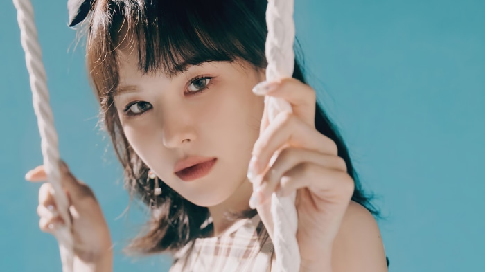 Wendy from Red Velvet on a swing