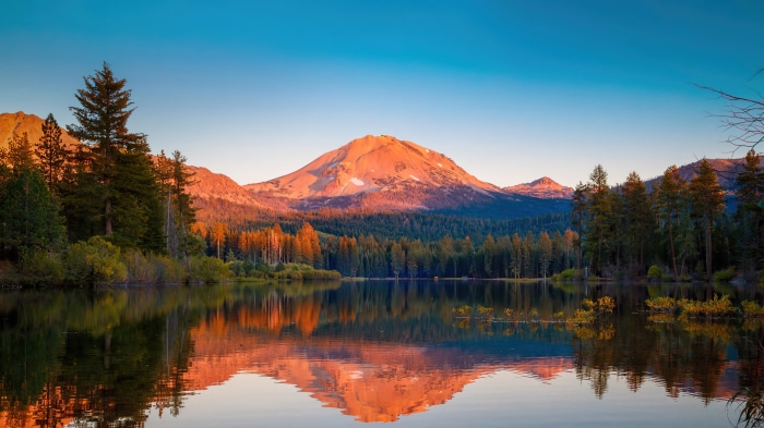 Lassen Peak National Park California USA 4K