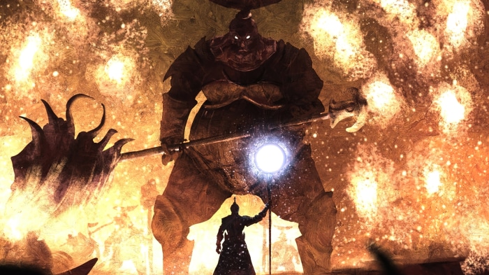Elden Ring boss fight art 4K