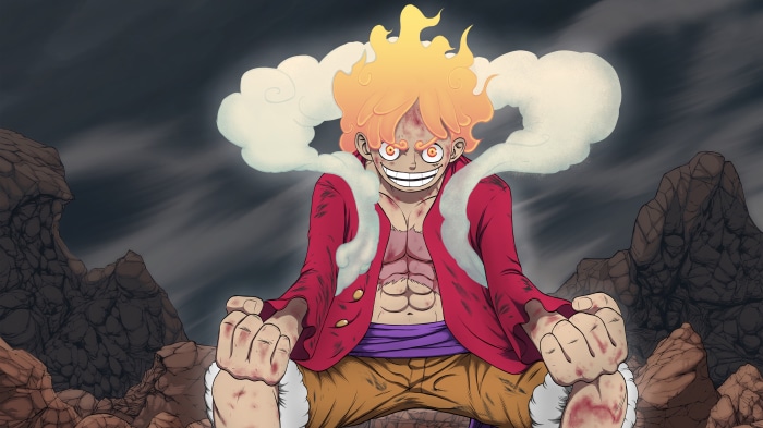 Luffy Gear 5 from One Piece 4K
