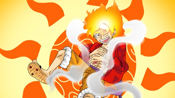 Monkey D. Luffy from One Piece in Gear 5 4K