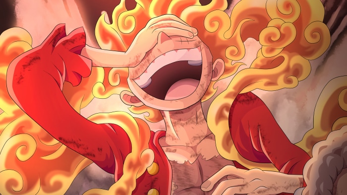 Luffy Gear 5 from One Piece 4K Art