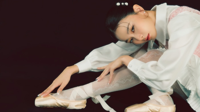 Seulgi from Red Velvet in ballet attire