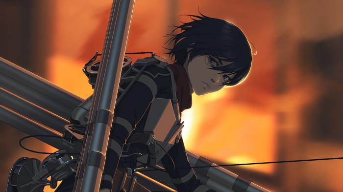 Mikasa Ackerman from Attack on Titan 4K