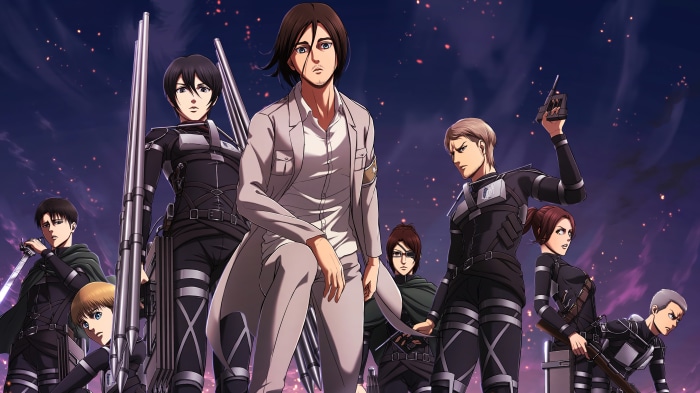 Attack on Titan characters in 4K