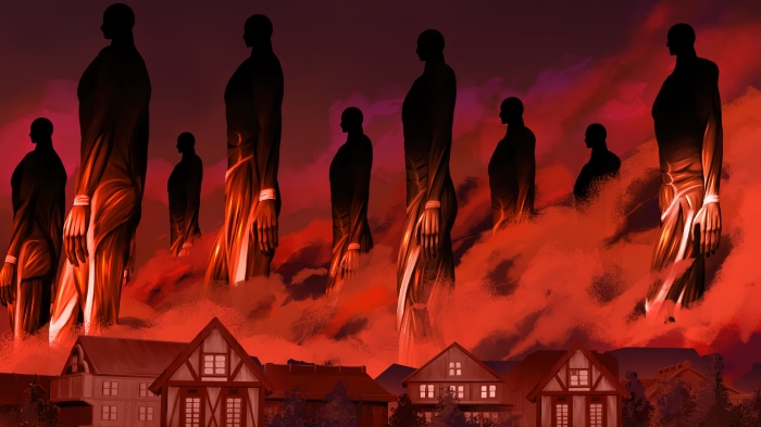 Attack on Titan anime art 4K