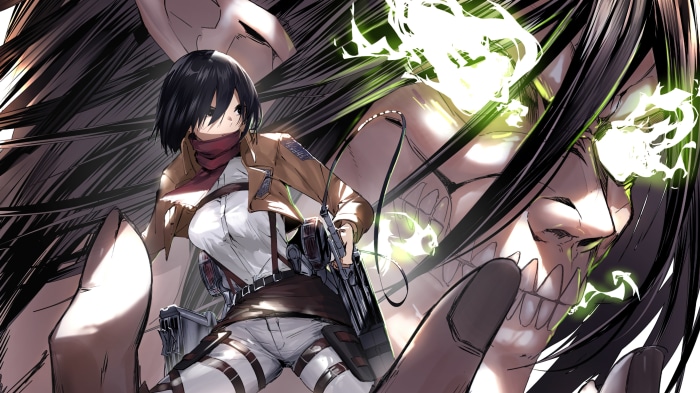Mikasa Ackerman from Attack on Titan