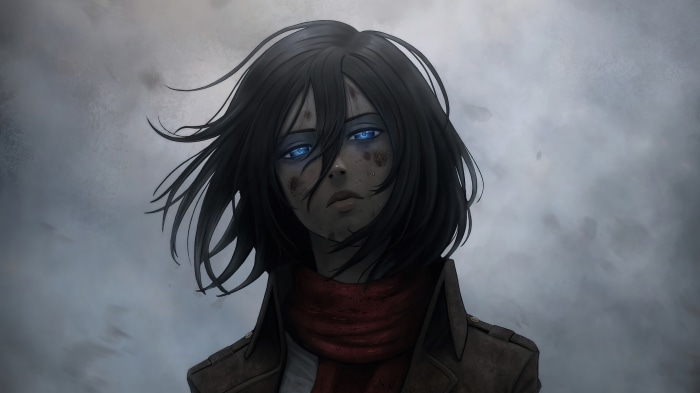Mikasa Ackerman from Attack on Titan 4K