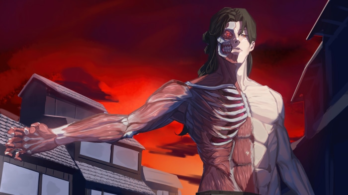 Attack on Titan anime art 4K