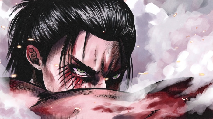 Eren Yeager from Attack on Titan 4K