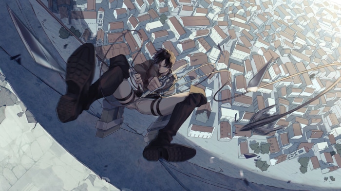 Eren Yeager from Attack on Titan 4K