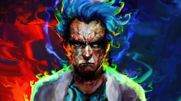 Rick Sanchez from Rick and Morty 4K