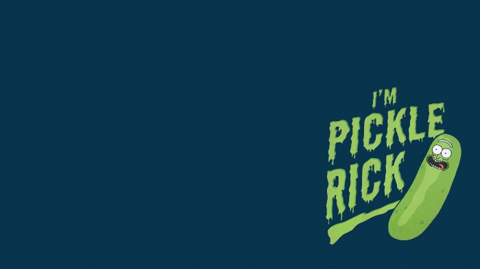 Pickle Rick from Rick and Morty 4K