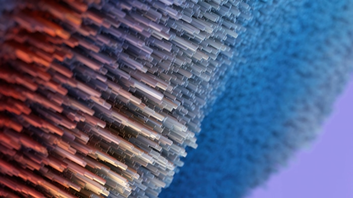 Abstract 3D Polygon Digital Art 4K