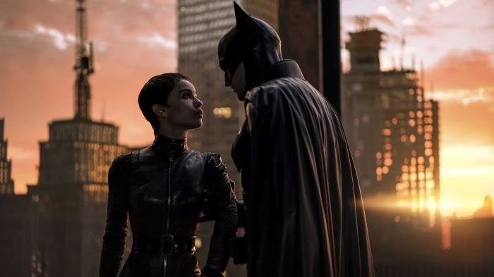 Batman and Catwoman from The Batman 4K