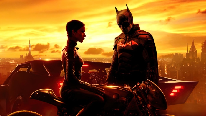 Batman and Catwoman from The Batman 4K